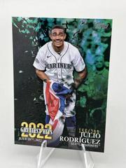 Julio Rodriguez [Black] Baseball Cards 2023 Topps 2022 Greatest Hits Prices