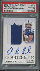 Andrew Luck [Autograph Material] Football Cards 2012 Panini National Treasures Prices