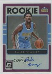 Malik Beasley #32 Basketball Cards 2016 Panini Donruss Optic Rookie Signatures Prices