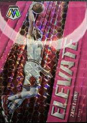 Zach LaVine [Pink Fluorescent] Basketball Cards 2020 Panini Mosaic Elevate Prices