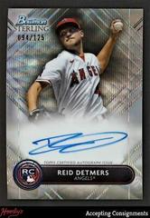 Reid Detmers [Wave] #RA-RD Baseball Cards 2022 Bowman Sterling Rookie Autographs Prices