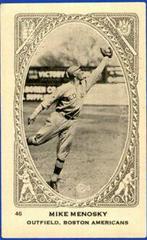 Mike Menosky Baseball Cards 1922 Neilson's Chocolate Type I Prices