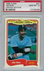 Jim Rice Baseball Cards 1985 Fleer Limited Edition Prices