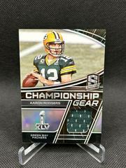 Aaron Rodgers [Hyper] Football Cards 2022 Panini Spectra Championship Gear Prices