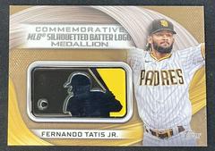 Fernando Tatis Jr. [Gold] #MLBL-FT Baseball Cards 2022 Topps MLB Logo Medallion Relics Prices