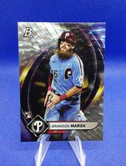 Brandon Marsh [Emerald Ice Foil] #4 Baseball Cards 2022 Bowman Platinum Prices
