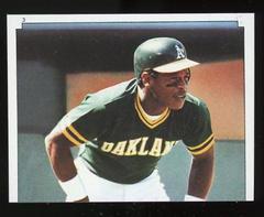 Rickey Henderson [Top Half] #3 Baseball Cards 1984 O Pee Chee Stickers Prices