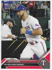 Leody Taveras [Red] Baseball Cards 2023 Topps Now World Series Champions Prices