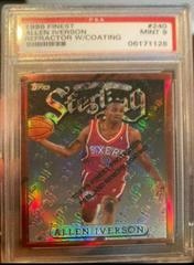 Allen Iverson [Refractor w Coating] Basketball Cards 1996 Finest Prices