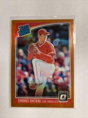 Shohei Ohtani [Orange] #176 Baseball Cards 2018 Panini Donruss Optic Prices