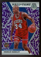 Charles Barkley [Purple & Gold Snakeskin] Basketball Cards 2019 Panini Mosaic Prices