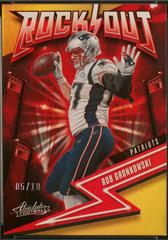Rob Gronkowski [Spectrum Gold] #6 Football Cards 2023 Panini Absolute Rock Out Prices