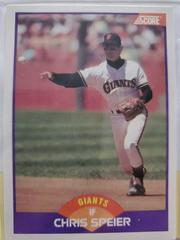 Chris Speier #297 Baseball Cards 1989 Score Prices