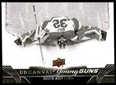 Dustin Wolf [Black & White] #C109 Hockey Cards 2023 Upper Deck UD Canvas Prices