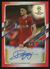 Diogo Jota [Red Refractor] Soccer Cards 2020 Topps Chrome UEFA Champions League Autographs Prices