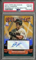 Bryce Johnson [Gold] #OAA-BJ Baseball Cards 2023 Topps Big League Opening Act Autographs Prices