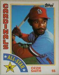 Ozzie Smith #389 Baseball Cards 1984 Topps Tiffany Prices