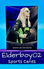 Natalie Decker [Blue] #4 Racing Cards 2022 Panini Chronicles Nascar Black Prices