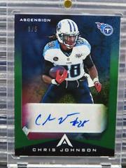 Chris Johnson [Green] Football Cards 2021 Panini Chronicles Ascension Autographs Prices