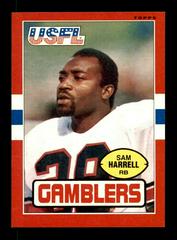 Sam Harrell Football Cards 1985 Topps USFL Prices