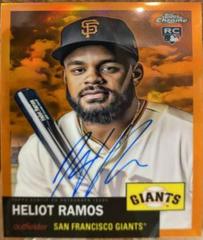 Heliot Ramos [Orange] #CPA-HR Baseball Cards 2022 Topps Chrome Platinum Anniversary Autographs Prices