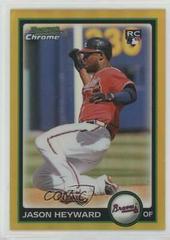 Jason Heyward [Gold Refractor] #190 Baseball Cards 2010 Bowman Chrome Prices