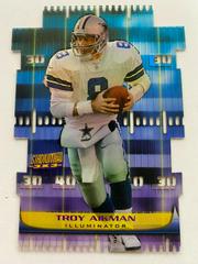 Troy Aikman [Illuminator] Football Cards 1999 Stadium Club 3x3 Prices