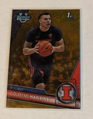 Coleman Hawkins [Gold Shimmer] #97 Basketball Cards 2023 Bowman Chrome University Prices