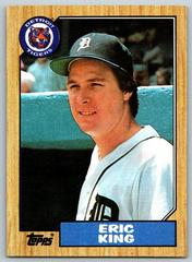 Eric King #36 Baseball Cards 1987 Topps Prices