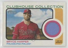 Bryce Harper Baseball Cards 2022 Topps Heritage Clubhouse Collection Relics Prices