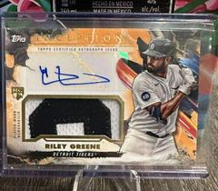 Riley Greene [Orange] #IAP-RG Baseball Cards 2023 Topps Inception Autograph Patch Prices
