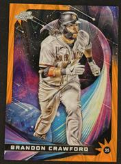 Brandon Crawford [Orange Galactic] #SG-14 Baseball Cards 2022 Topps Cosmic Chrome Star Gaze Prices
