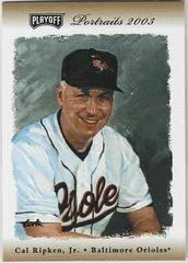 Cal Ripken Jr. [Bronze] Baseball Cards 2003 Playoff Portraits Prices