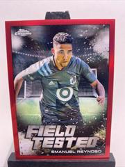 Emanuel Reynoso [Red] #FT-12 Soccer Cards 2022 Topps Chrome MLS Field Tested Prices