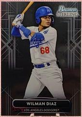 Wilman Diaz #BSP-100 Baseball Cards 2022 Bowman Sterling Prices