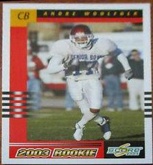 Andre Woolfolk #326 Football Cards 2003 Panini Score Prices