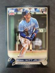 Bobby Witt Jr. [Black] #50 Baseball Cards 2022 Topps UK Edition Prices