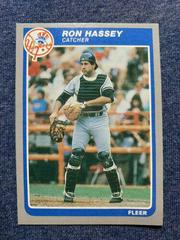 Ron Hassey #U-50 Baseball Cards 1985 Fleer Update Prices
