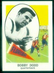 Bobby Dodd Football Cards 1961 NU Card Prices