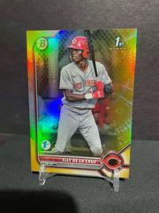Elly De LA Cruz [Gold Foil] #BPPF-50 Baseball Cards 2022 Bowman 1st Edition Prices