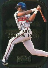Andruw Jones Baseball Cards 1997 Metal Universe Mining for Gold Prices