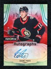 Shane Pinto [Red] #AR-SP Hockey Cards 2021 Upper Deck Synergy Autograph Rookies Prices