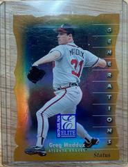 Greg Maddux [Status] Baseball Cards 1998 Donruss Elite Prices