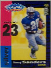 Barry Sanders [Silver] Football Cards 1995 Collector's Choice Crash the Game Prices