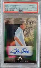 Tom Flores [Green] #ASC-TFL Football Cards 2021 Panini Chronicles Ascension Autographs Prices