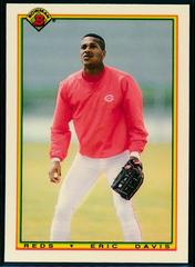 Eric Davis #58 Baseball Cards 1990 Bowman Tiffany Prices