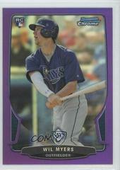 Wil Myers [Purple Refractor] #2 Baseball Cards 2013 Bowman Chrome Prices