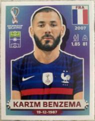 Karim Benzema #FRA16 Soccer Cards 2022 Panini World Cup Qatar Stickers Prices
