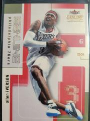Allen Iverson Basketball Cards 2004 Fleer Genuine Insider Prices