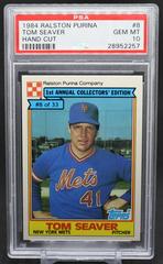 Tom Seaver [Proof Hand Cut] Baseball Cards 1984 Topps Prices